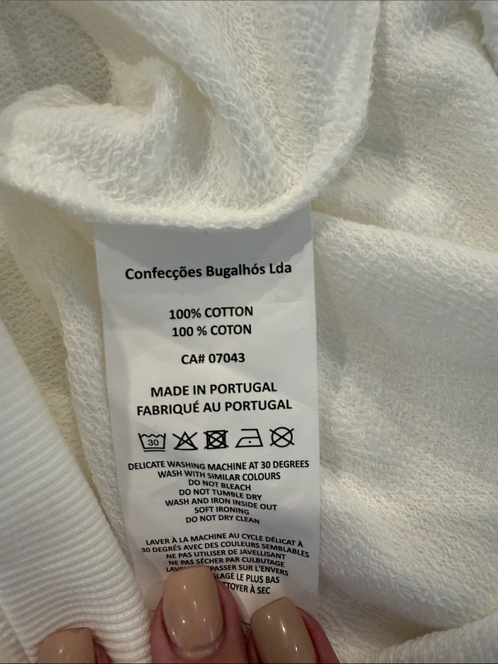 Cotton Brothers white sweater - Picture 3 of 3